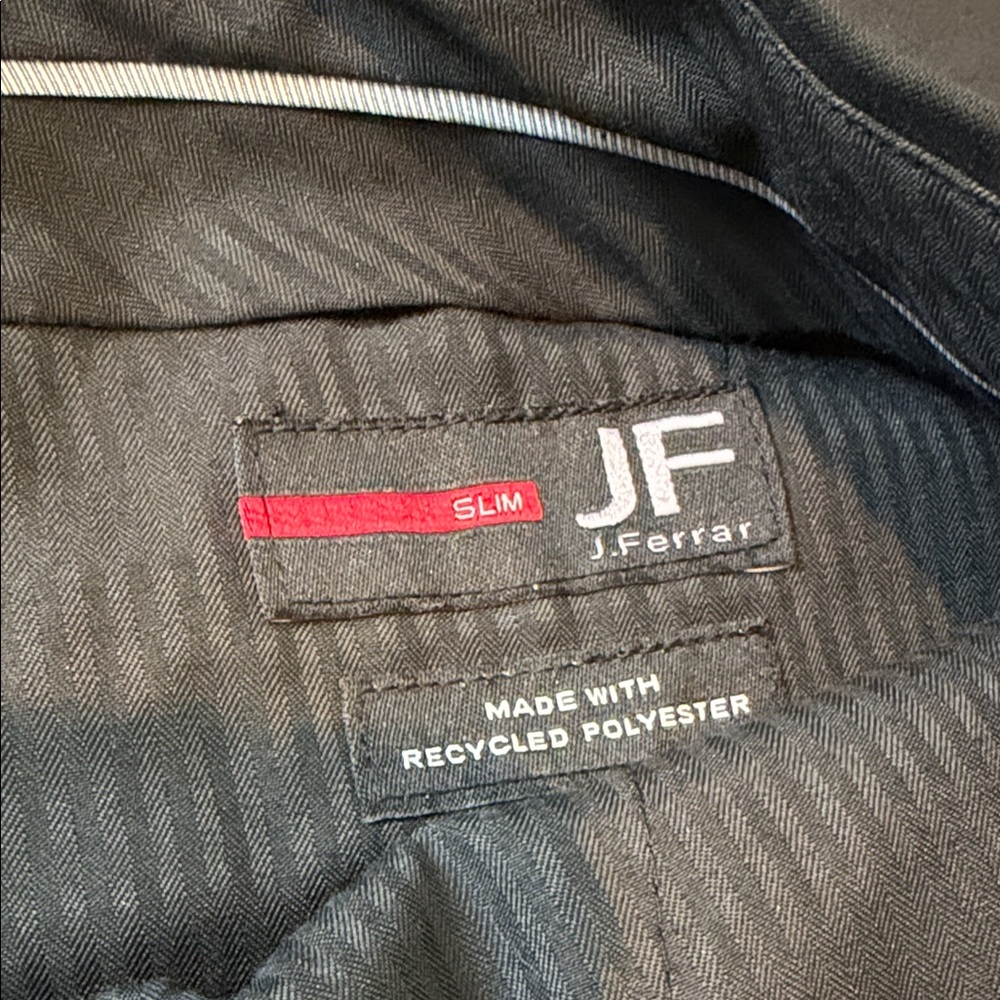 🌿 JF J.Ferrar Classic Black Men's Dress Pants - Picture 2 of 7